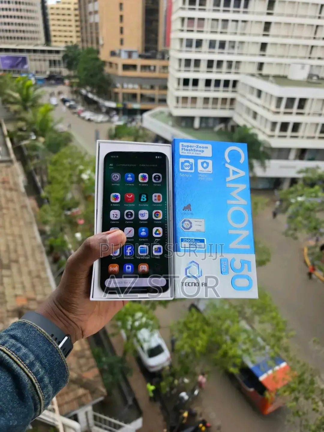 Nouveau Tecno Camon 50 Pro 256 GB Gris