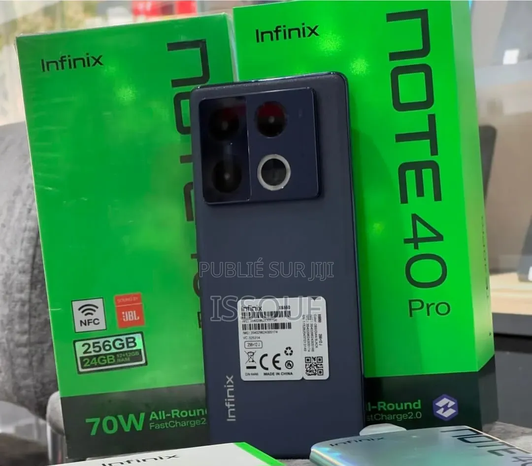 Nouveau Infinix Note 40 Pro 5G 256 GB Autre