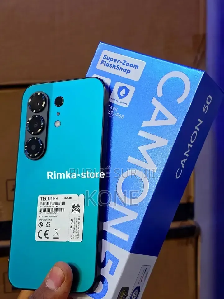 Nouveau Tecno Camon 50 Pro 256 GB Bleu