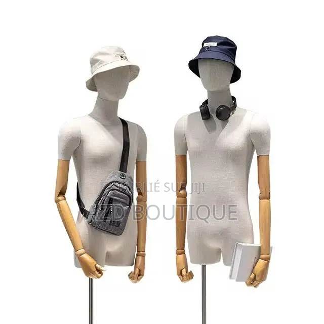 Mannequin Buste Homme De Qualité Supérieure Avec Bras Et Épaules