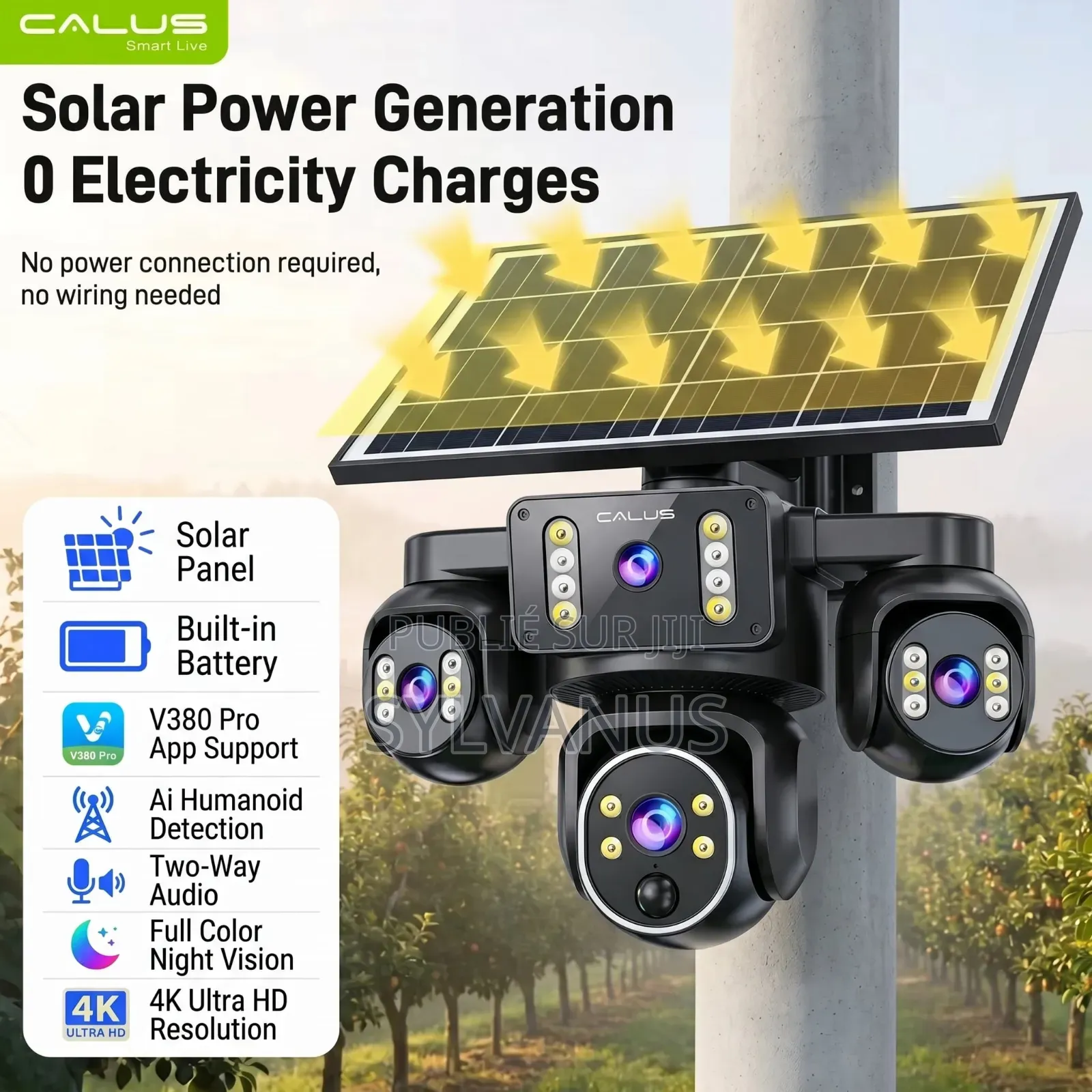 Caméra Énergie Solaire