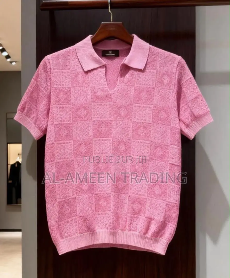Polo Rose Et Bleu