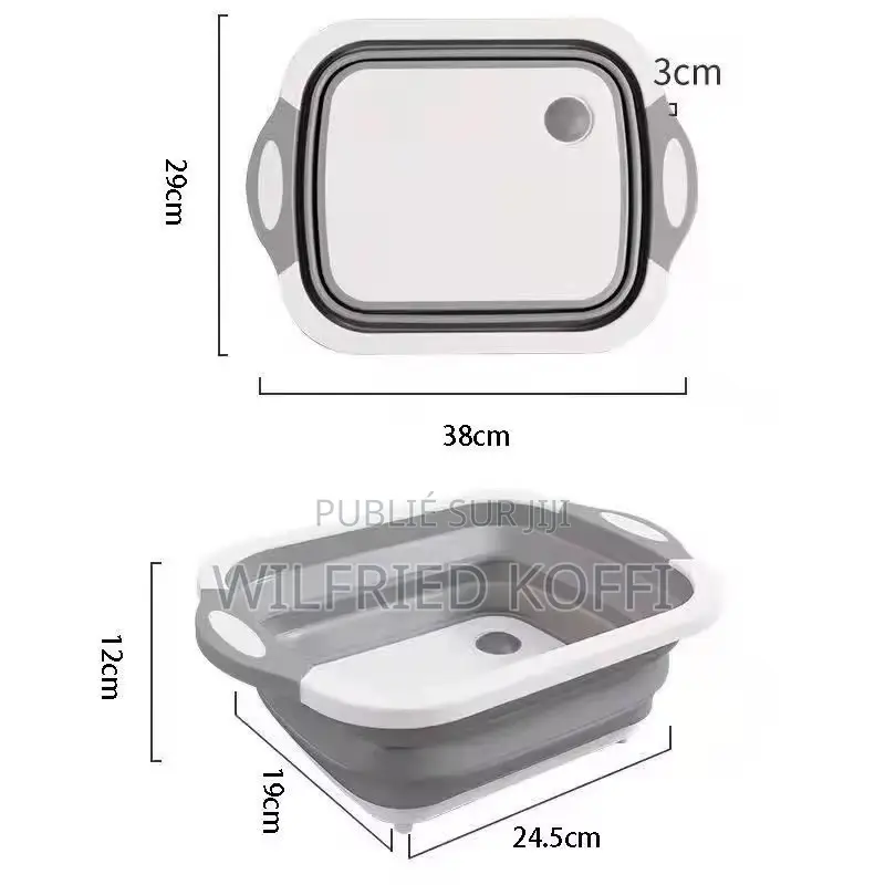 Bassine Pliable Multifonction 3 en 1