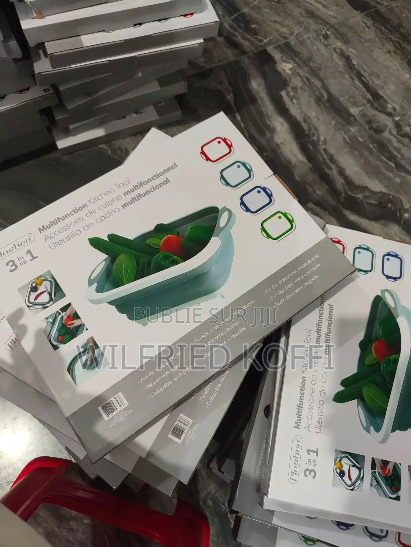 Bassine Pliable Multifonction 3 en 1