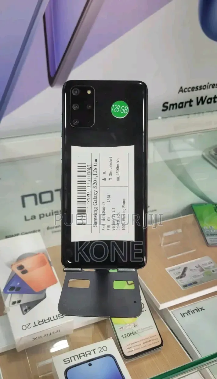 Nouveau Samsung Galaxy S20+ 128 GB Noir