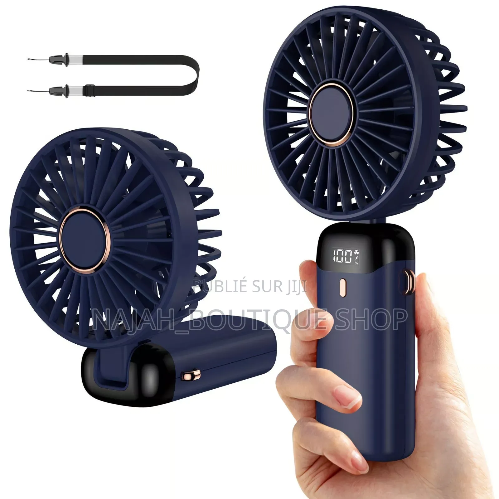 Mini Ventilateur Portatif Rechargeable USB,