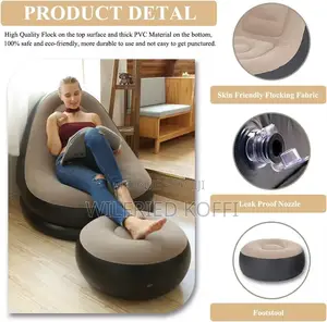 Fauteuil Gonflable Avec Repose-Pied