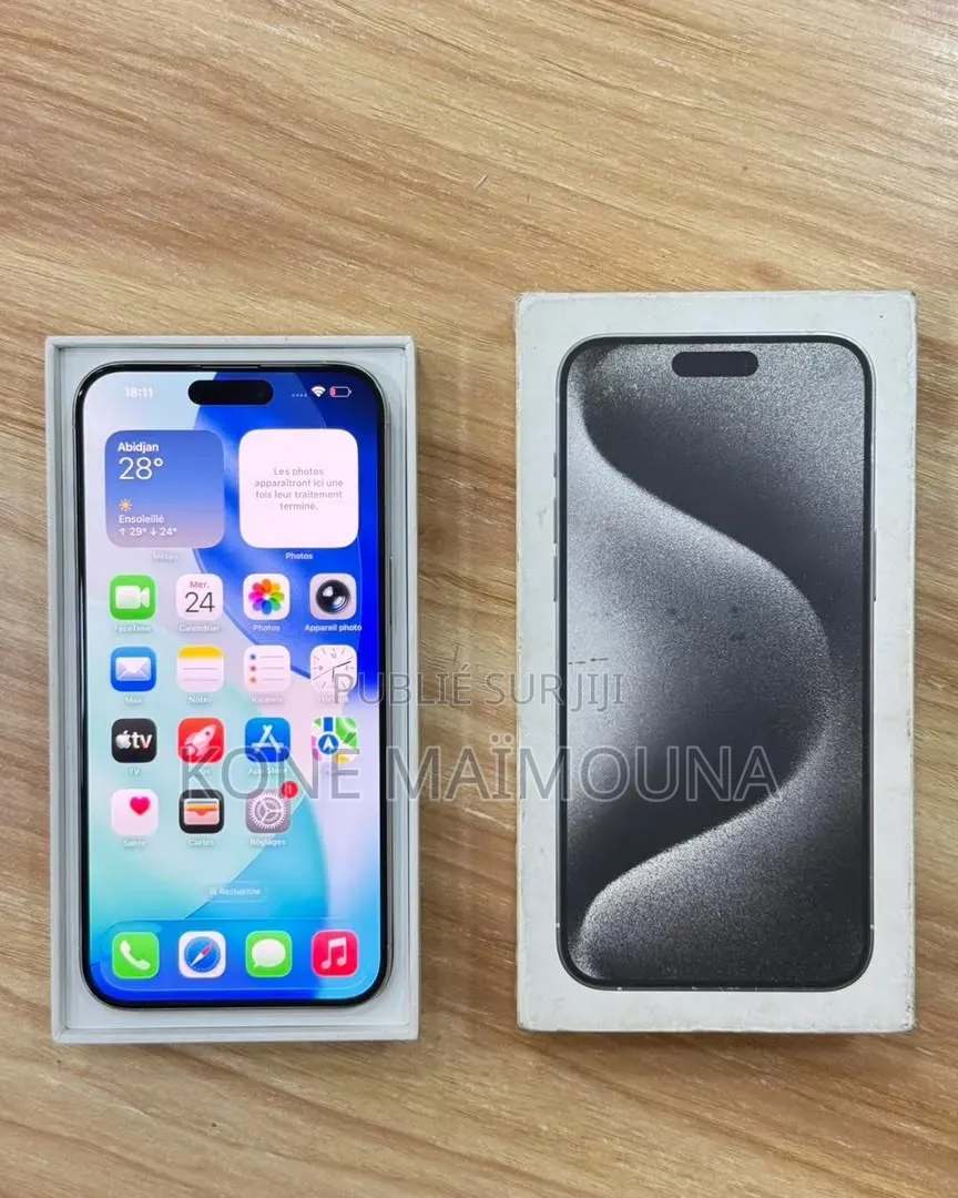 Nouveau Apple iPhone 15 Pro Max 512 GB Blanc