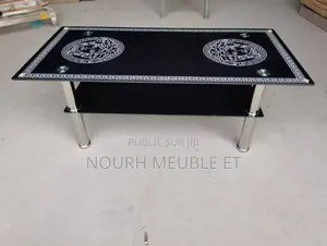 Table Basse Centrale Vitrée Pour Salon - Neuf