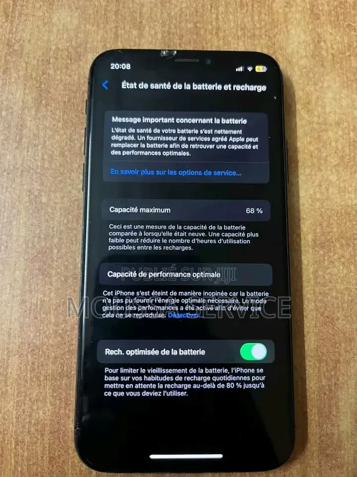 Nouveau Apple iPhone X 64 GB Noir