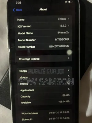 Nouveau Apple iPhone XR 128 GB Autre