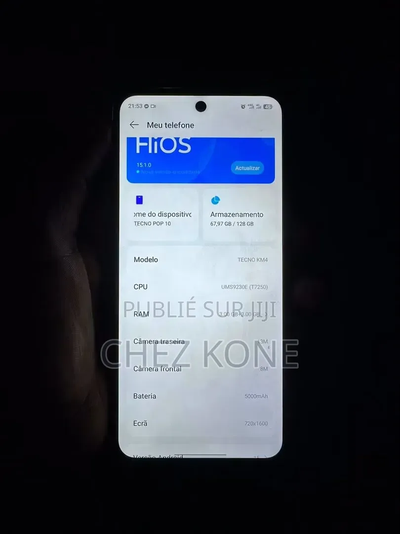 Nouveau Tecno Pop 10 64 GB Gris