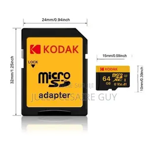 Carte Mémoire Original,Micro SD-XC,64 GB Ultra HD ,A1/V30/