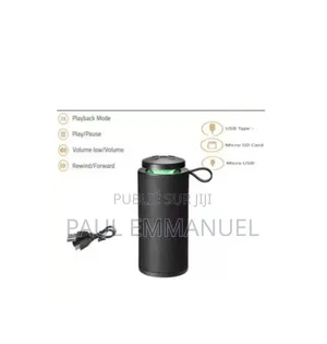 Enceinte Bluetooth Cylindrique Portable - Neuve