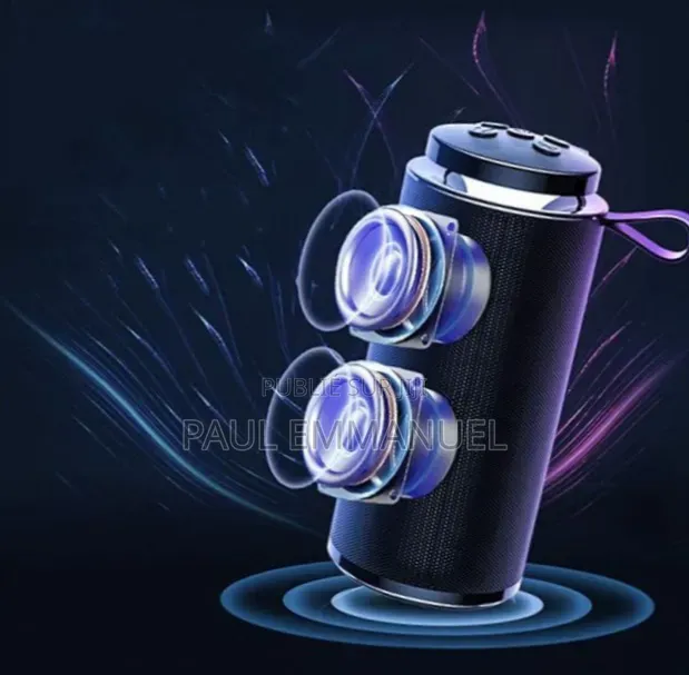 Enceinte Bluetooth Cylindrique Portable - Neuve