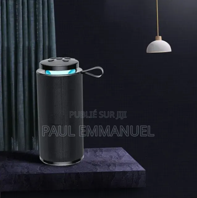 Enceinte Bluetooth Cylindrique Portable - Neuve