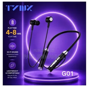 Écouteurs Bluetooth Sport G01 Tour De Cou - Neufs