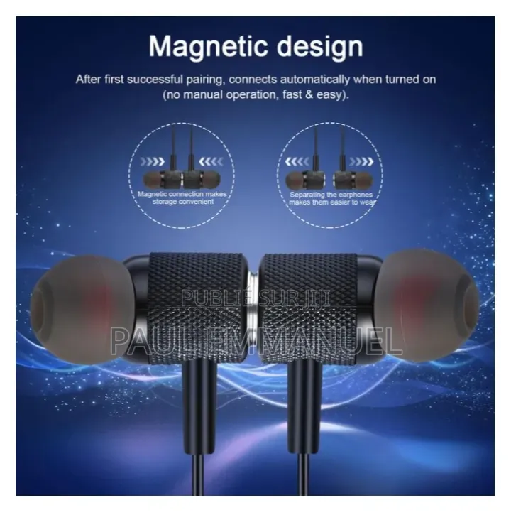 Écouteurs Bluetooth Sport G01 Tour De Cou - Neufs