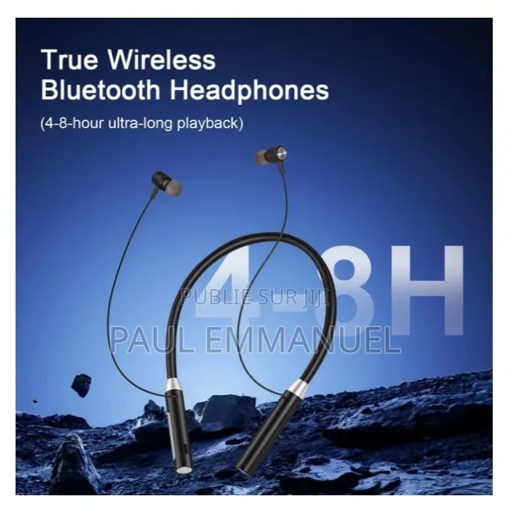 Écouteurs Bluetooth Sport G01 Tour De Cou - Neufs