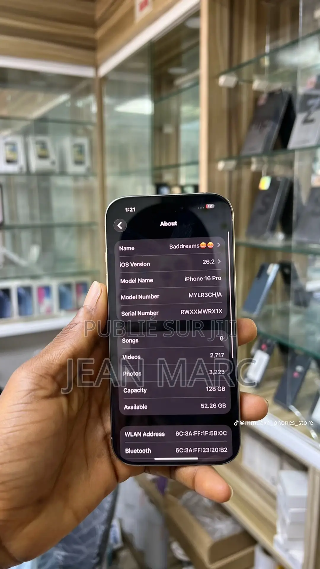 Nouveau Apple iPhone 16 Pro 256 GB Argenté