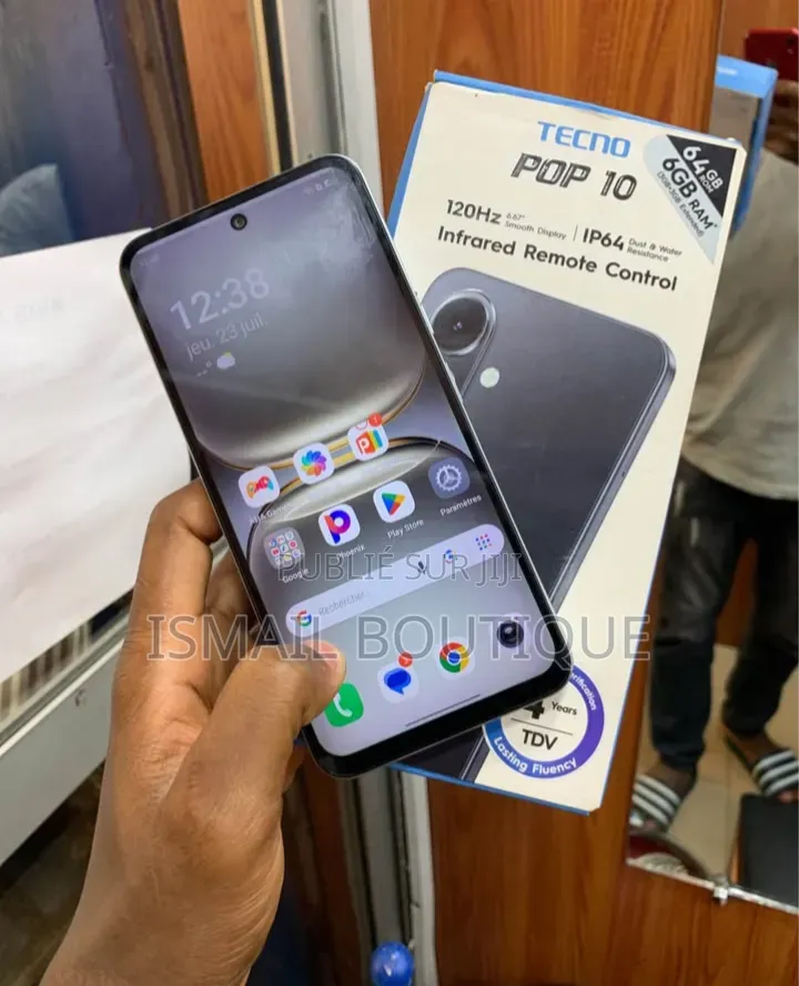 Nouveau Tecno Pop 10 64 GB Blanc