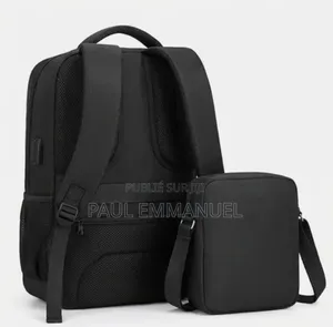 Sac À Dos PC Portable 3 en 1 a-Max + Sacoche Bandoulière + Pochette