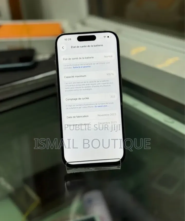 Nouveau Apple iPhone 15 Pro 128 GB Gris