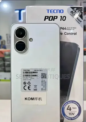 Nouveau Tecno Pop 10 128 GB Blanc