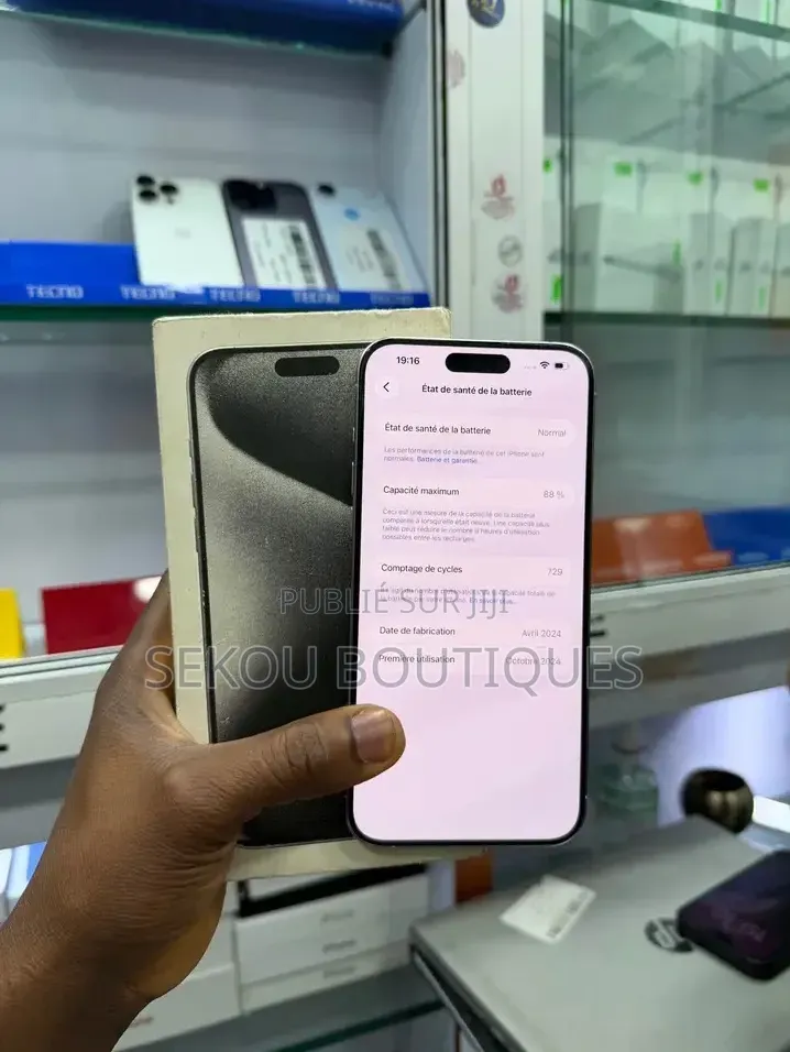 Nouveau Apple iPhone 15 Pro 512 GB Argenté