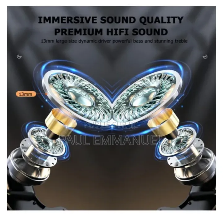 Écouteurs Sans Fil Invisibles X55 - Bluetooth 5.3 Ultra Confort