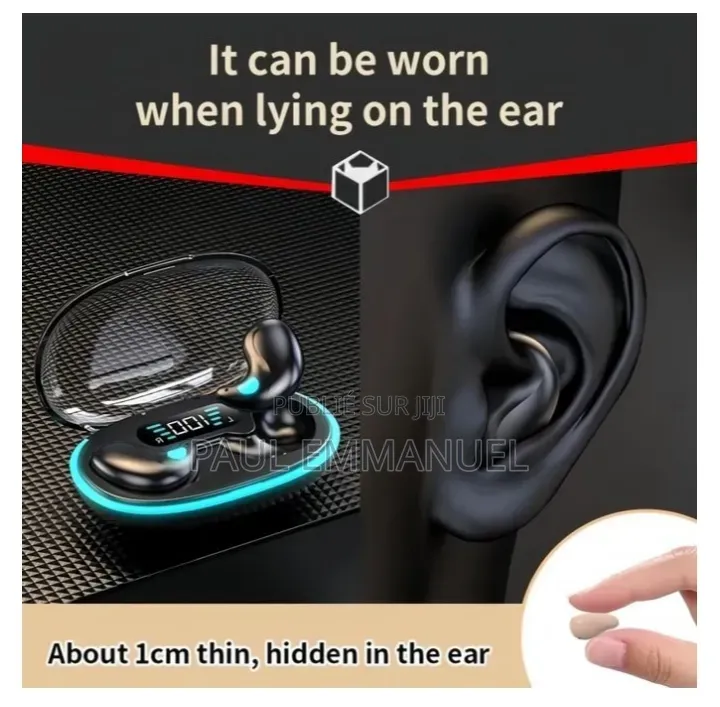 Écouteurs Sans Fil Invisibles X55 - Bluetooth 5.3 Ultra Confort