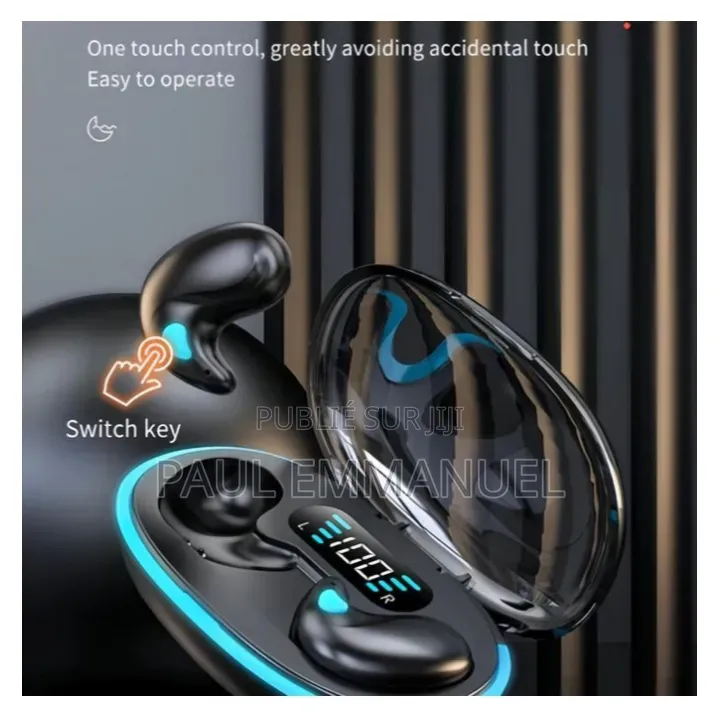 Écouteurs Sans Fil Invisibles X55 - Bluetooth 5.3 Ultra Confort