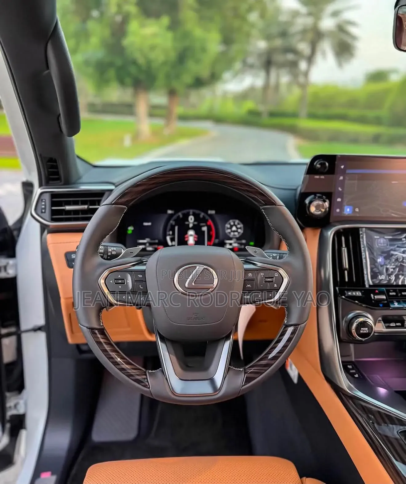Nouveau Lexus LX 500d 2026 Blanc cassé