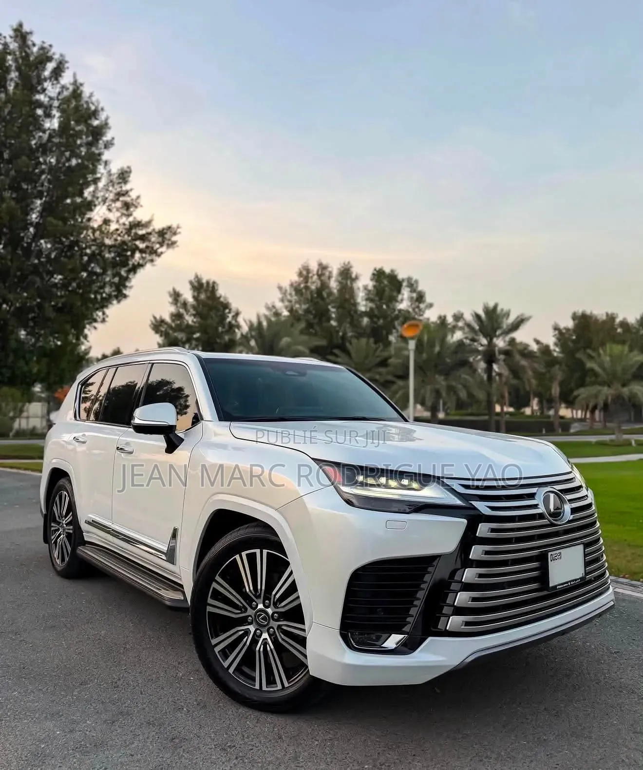 Nouveau Lexus LX 500d 2026 Blanc cassé