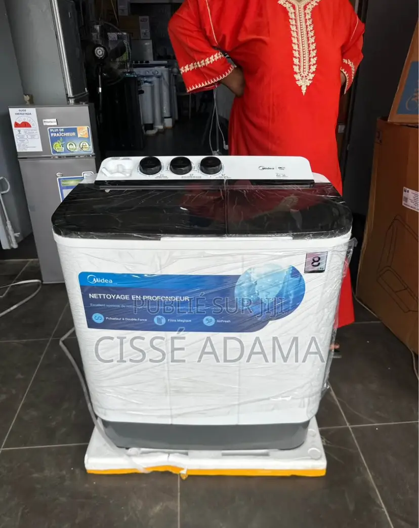 Machine À Laver Semi-Automatique 08kg - Midea