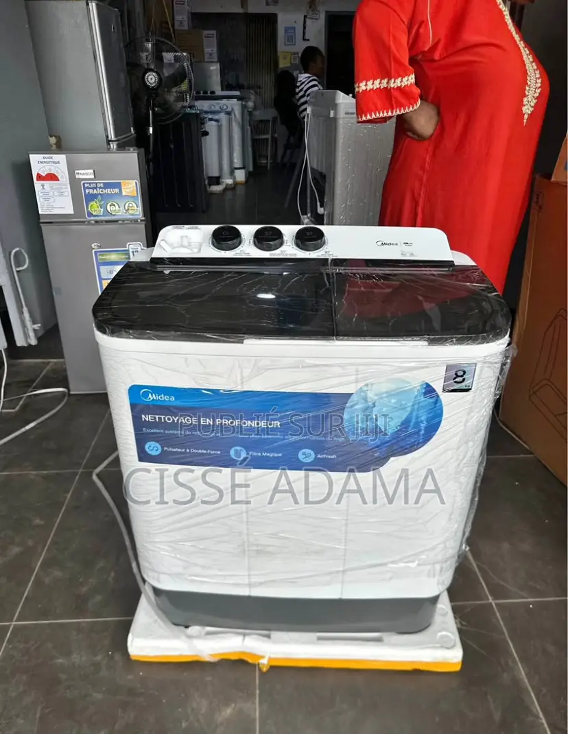 Machine À Laver Semi-Automatique 08kg - Midea