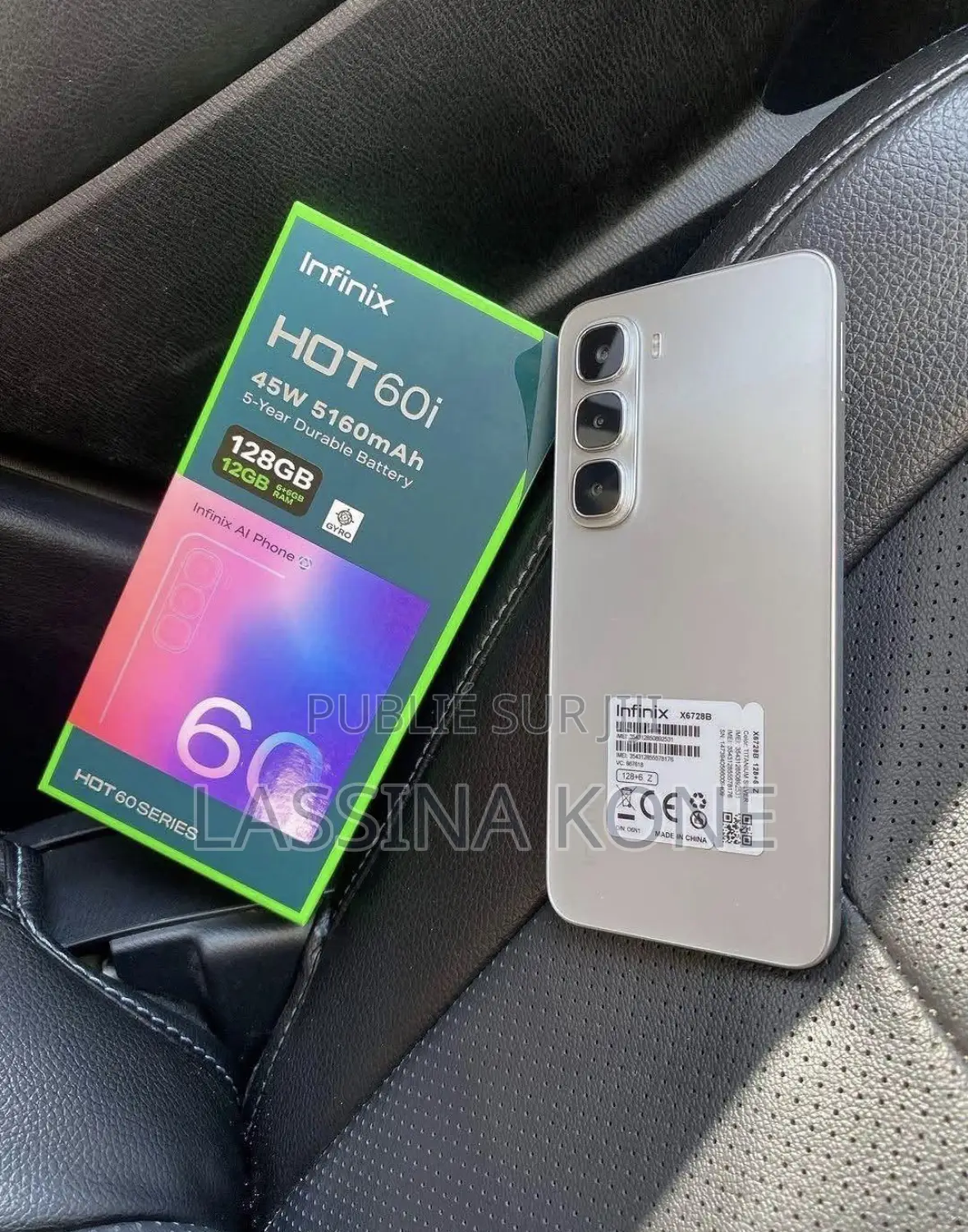 Nouveau Infinix Hot 60 Pro+ 256 GB Blanc