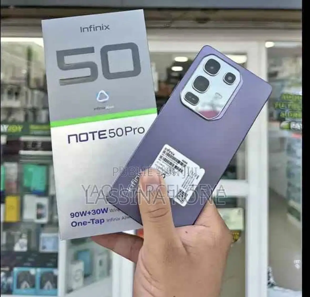 Nouveau Infinix Note 50 Pro 256 GB Blanc
