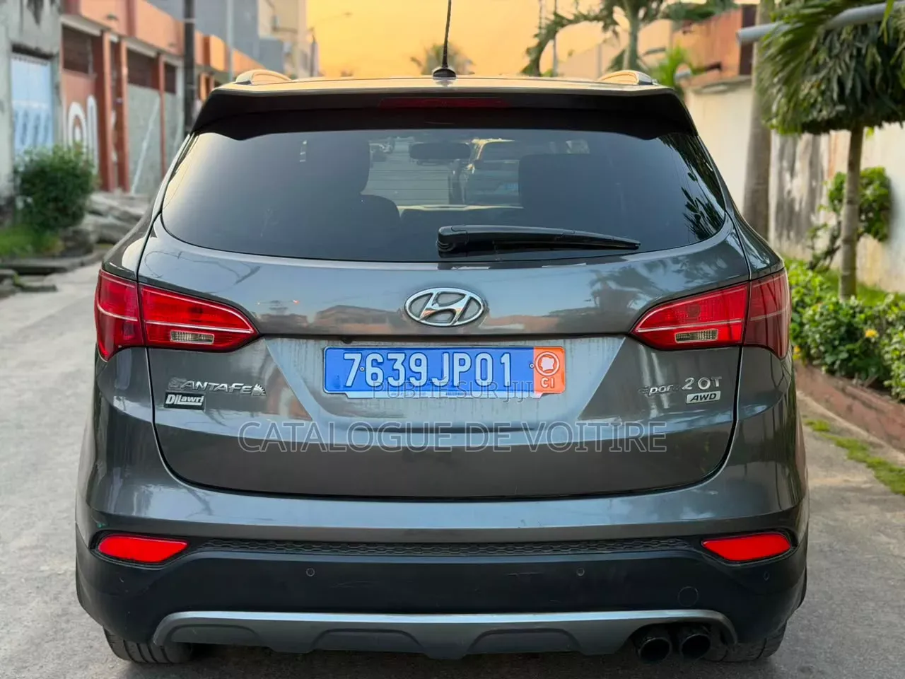 Hyundai Santa Fe 2015 Bleu