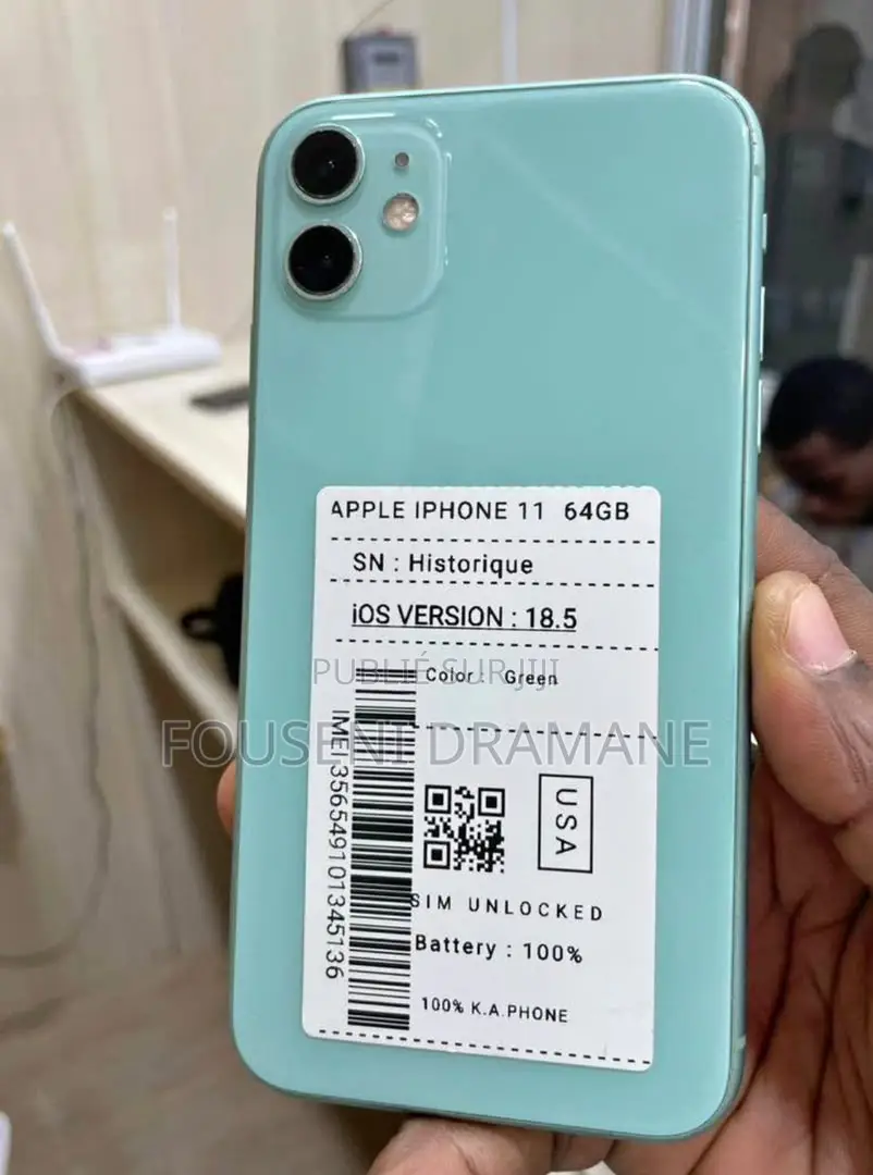 Nouveau Apple iPhone 11 128 GB Vert