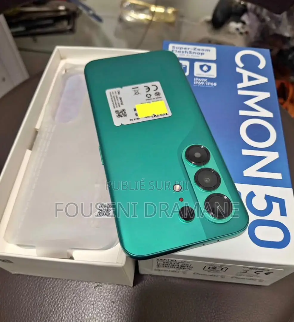 Nouveau Tecno Camon 50 Pro 256 GB Vert