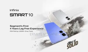 Nouveau Infinix Smart 10 64 GB Noir