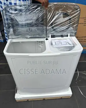 Machine À Laver 8kg Nasco Lave , Rince Et Seche Semi-Automatique