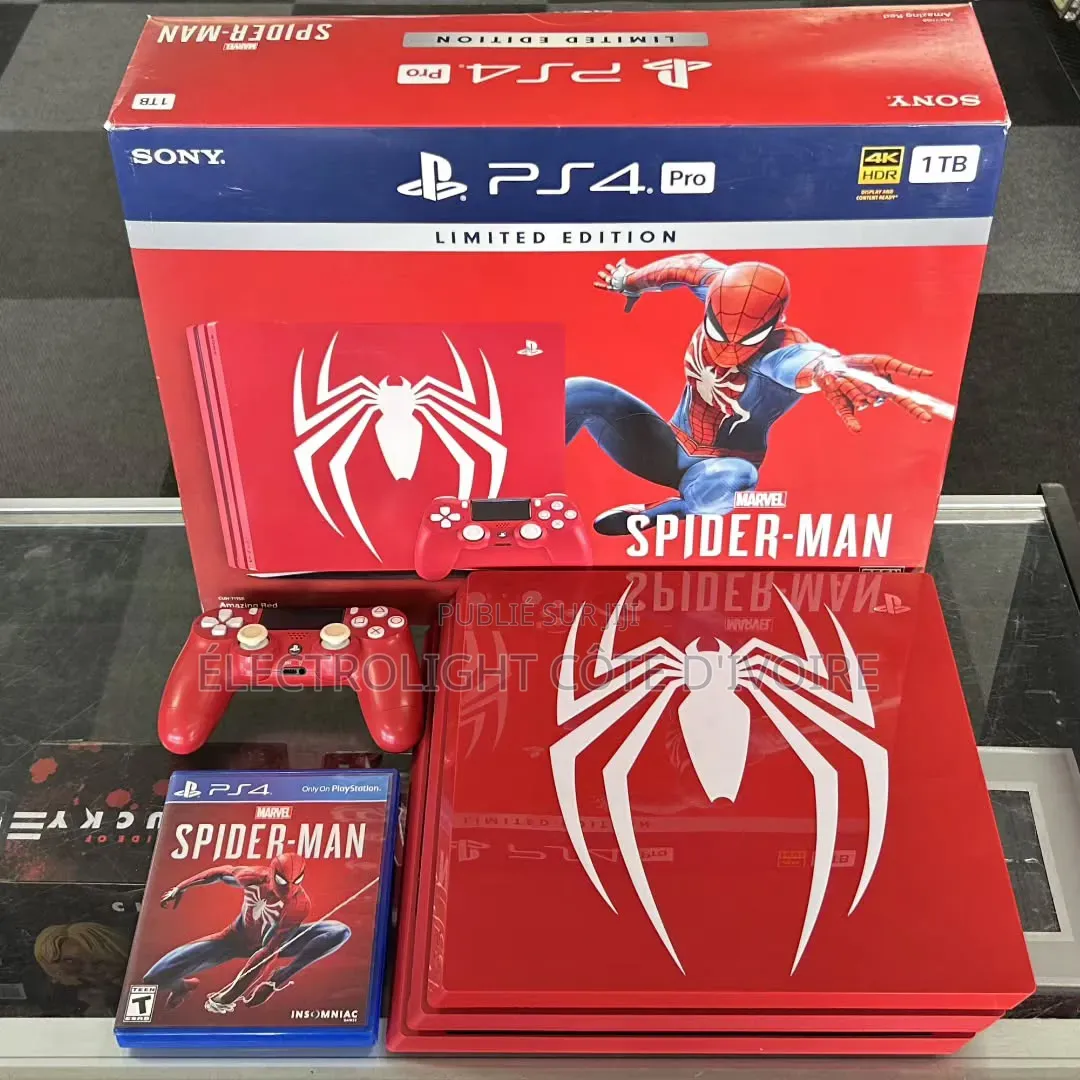 PS4 Pro Édition Spider Man
