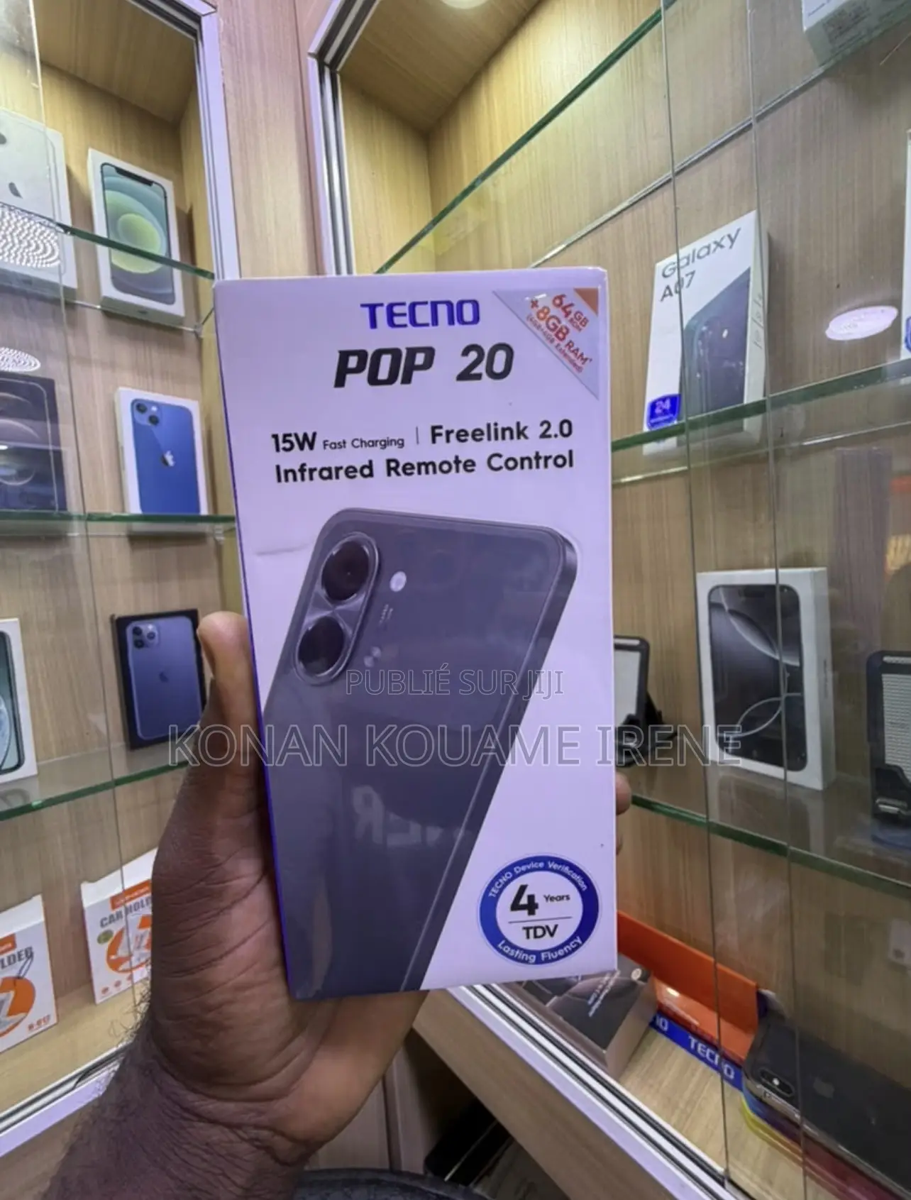 Nouveau Tecno Pop 20 64 GB Noir