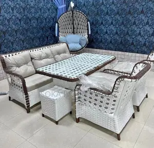 Ensemble Salon Jardin en Rotin