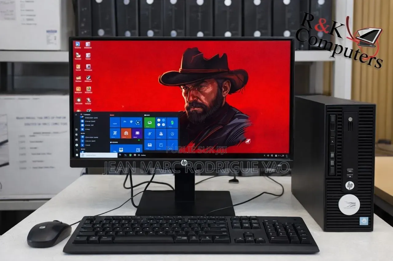 Nouveau Ordinateur de bureau HP 200 G4 256GB Intel Core i9 HDD 500GB