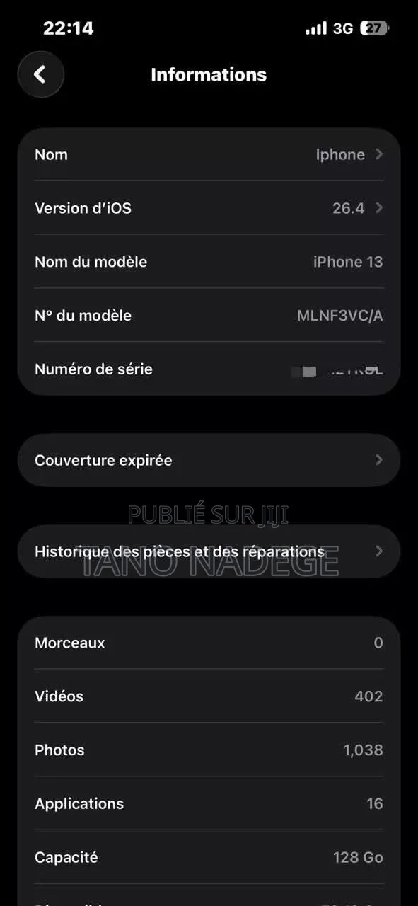 Nouveau Apple iPhone 13 256 GB Rouge