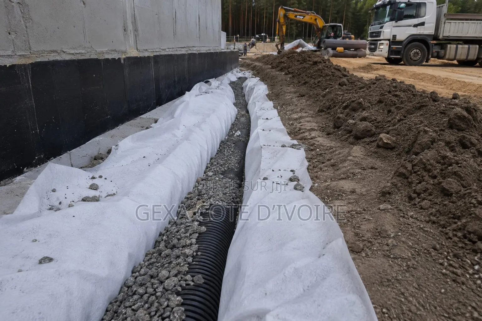 GEOSPAN GT BB 90 – Géotextile Filtration Drainage – 2×50 M