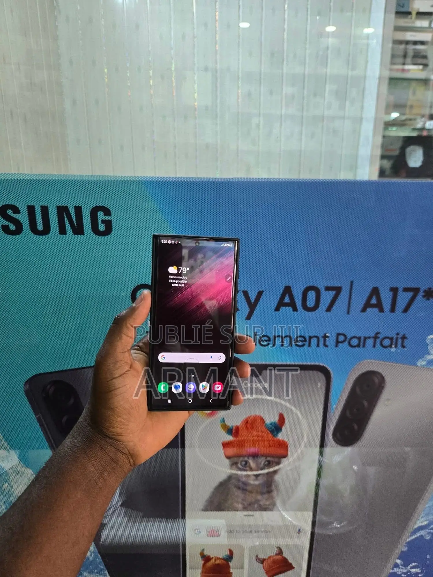 Nouveau Samsung Galaxy S22 Ultra 128 GB Noir